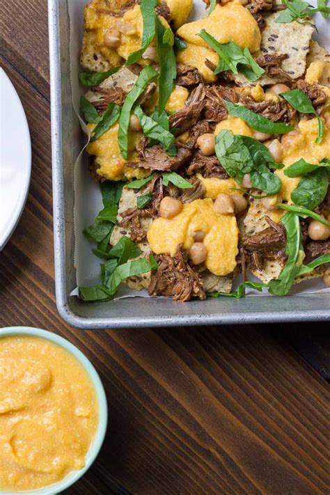 And if you can make steak as good as that expensive gourmet steakhouse you went to for your. Slow Cooker Steak Nachos with Spicy Butternut Squash Queso ...