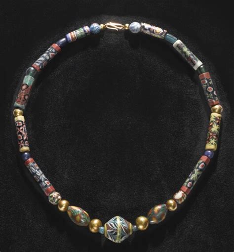 64 A Group Of Millefiori And Mosaic Glass Beads Circa 1st Century B C 4th Century A D