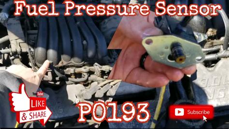 P0193 Fuel Rail Pressure Sensor Replace 2000 07 Ford Taurus 30l V6