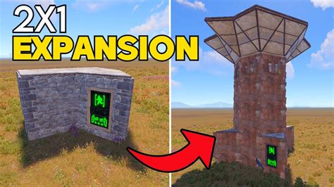 The Best 2x1 Expansion In Rust Soloduo Budget Base Youtube