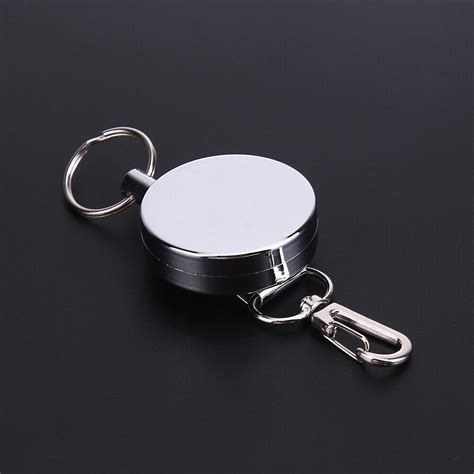 High Resilience Stretching Rope Anti Lost Burglar Retractable Key Ring
