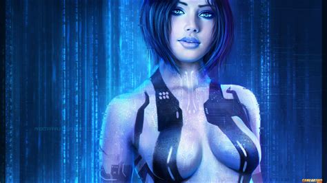 Cortana From The Halo Series Game Art Hq