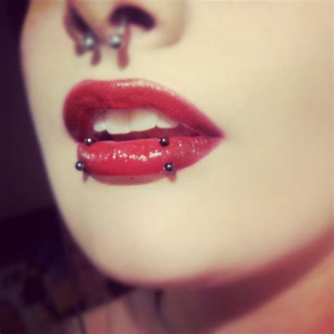 Mouth Tattoo And Piercing Gallery
