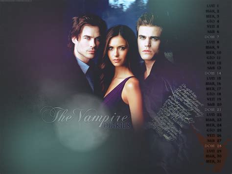 Tvd Calendar The Vampire Diaries Tv Show Wallpaper 11358835 Fanpop
