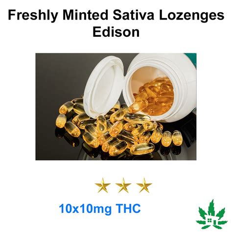 Gel Caps Freshly Minted Sativa Lozenges Edison