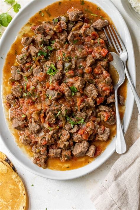 Bisteces A La Mexicana Mexican Style Beef Stew Skinnytaste