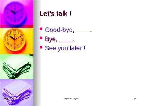 Презентация Hello And Goodbye