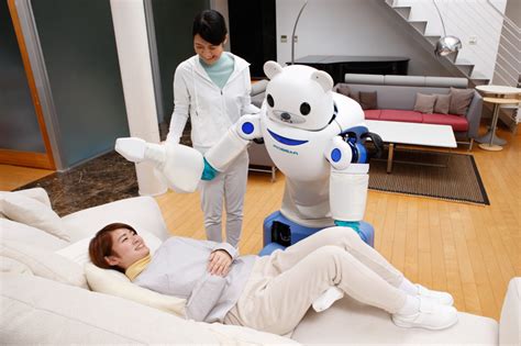 Robear Japanese Elder Care Robot Has Teddy Bear Head Gadgets