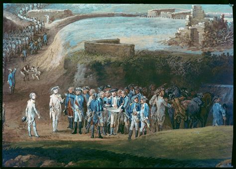 Die Belagerung von Yorktown, 1.-17. Oktober 1781, Detai ...