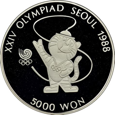 ₩ 1 krw south korean won rm 0.004 myr malaysian ringgit. Korea-South 5000 Won KM 54 Prices & Values | NGC