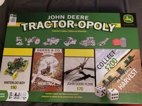 John Deere Tractor Opoly Monopoly Board Game 3826707799