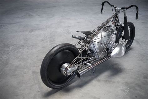 Unreleased Bmw Motorcycle Prototype Spun With Custom Web Like Geometry