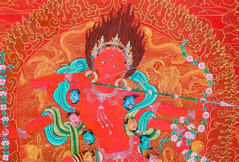 Kurukulle Detail B Ioe Dakini As Art Buddhist Artwork Tantra Art