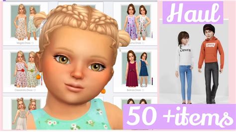 Cc Folder For Toddlers And Child Sims Sims 4 Custom Content Haul