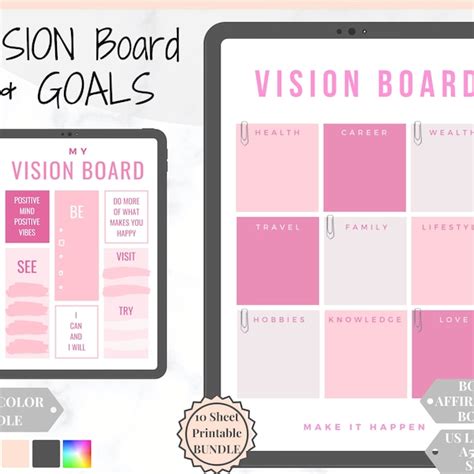 Vision Board Etsy