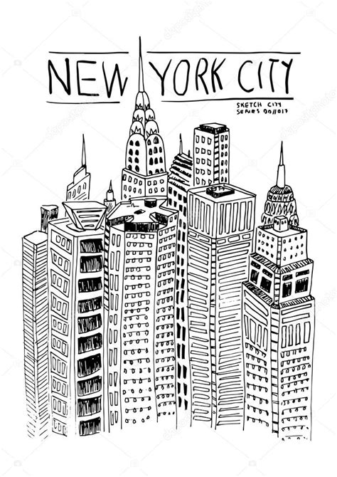 New York City — Stock Vector © Depositphotos01 97359520