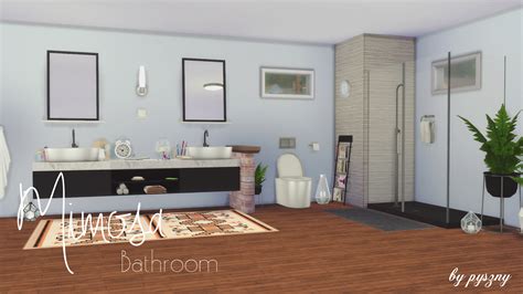 My Sims 4 Blog Mimosa Bathroom Set By Pyszny