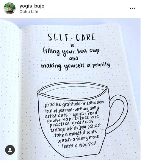 19 Inspirational Bullet Journal Pages That Foster Self Care Angela Giles