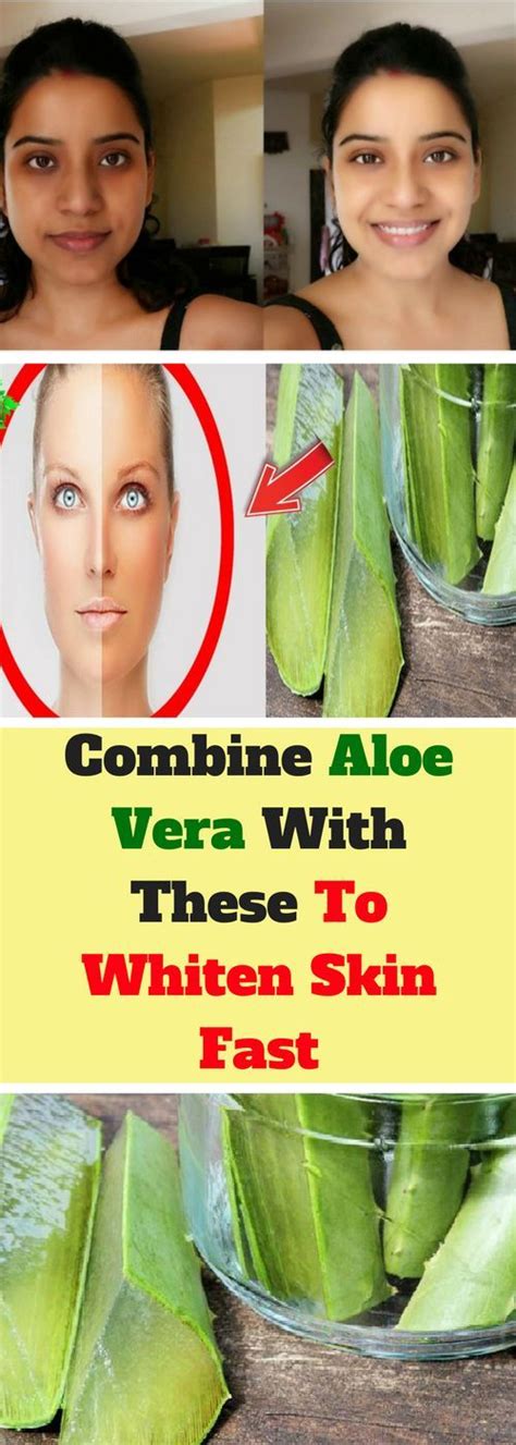 Let Start Slim Today Combine Aloe Vera And These To Whiten