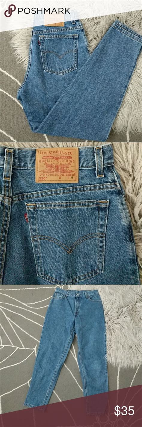 vintage levi s 550 mom jeans high rise med wash high jeans mom jeans levi