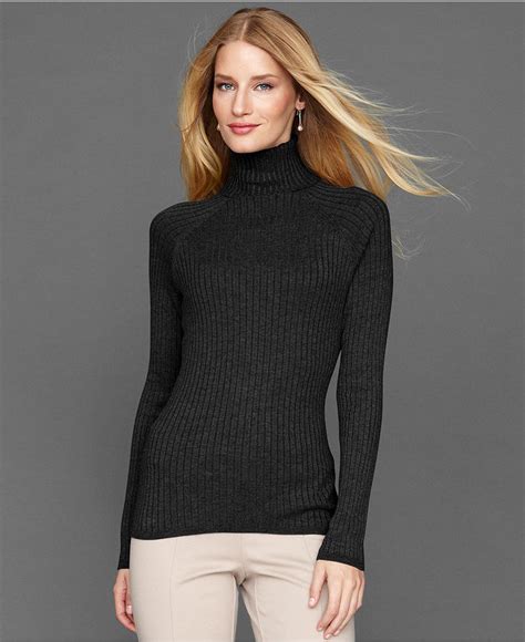 Inc International Concepts Long Sleeve Ribbed Turtleneck Sweater