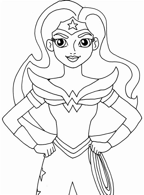 √ 24 Wonder Woman Coloring Book In 2020 Superhero Coloring Pages
