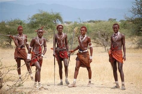 Hunting Spears Rite Of Passage East Africa Africa