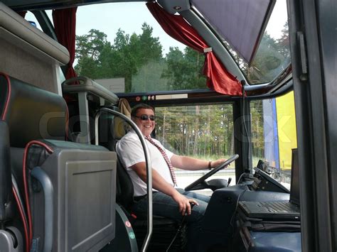 Bus Driver Stock Image Colourbox