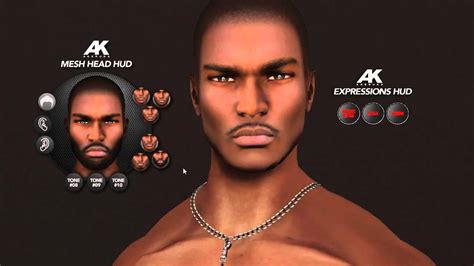 Akeruka Keith Male Mesh Head In Second Life Youtube