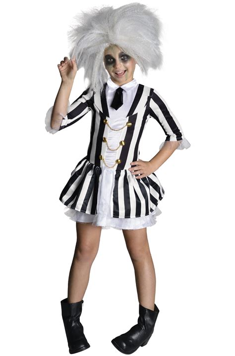You made the costume, you're in the photo. Beetlejuice Girl Child Costume - PureCostumes.com