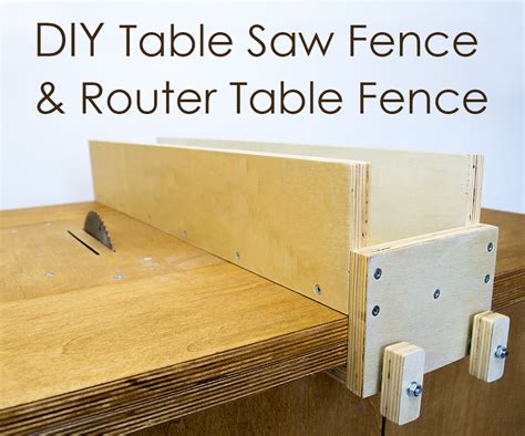 First of all, you have to understand what fence is. DIY Table Saw Fence & Router Table Fence (+ FREE PLAN) : 9 ...