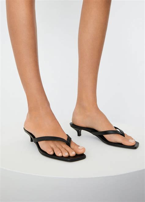Rachel Stevens Just Wore Kitten Heel Flip Flop Sandals Who What Wear Uk