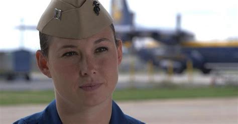 Blue Angels First Female Pilot Takes Flight Cbs News