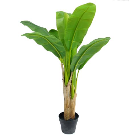 120cm Artificial Banana Tree Tropical Plant Leaf Design Wholesale