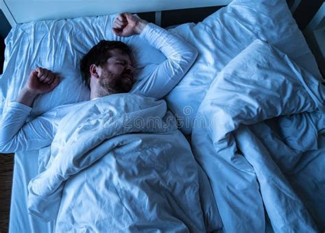 Man Had A Terrible Nightmare He Woke Up And Looked Scared With Big
