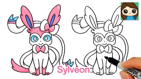 How To Draw Pokemon Easy Sylveon YouTube