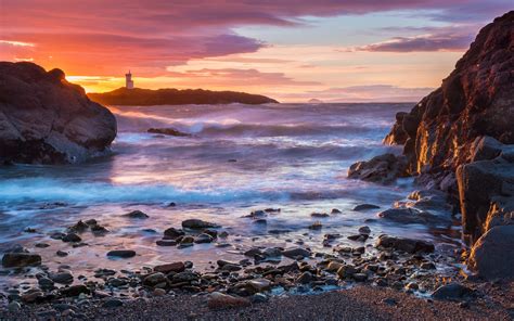 Foto Elie Lighthouse Meer Natur Landschaftsfotografie 2560x1600
