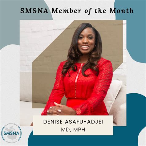 Smsna On Twitter Congratulations To Dr Denise Asafu Adjei The First