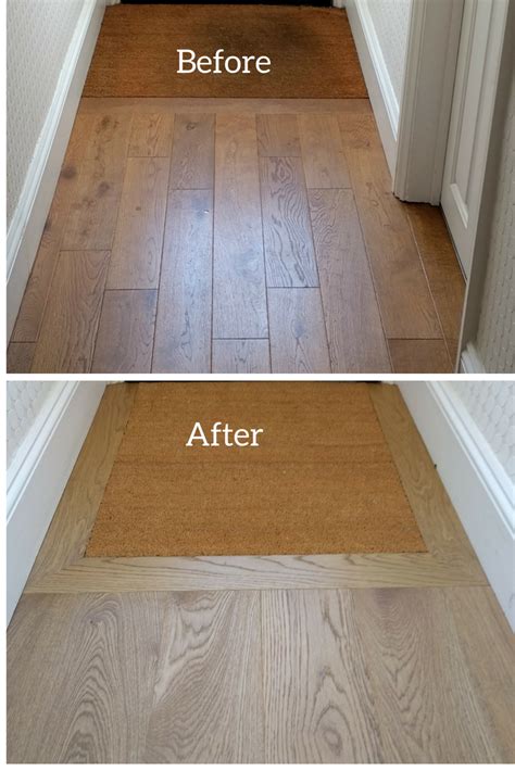 Entrance Hallway Transformed With New Oak Wooden Floor And Redesigned