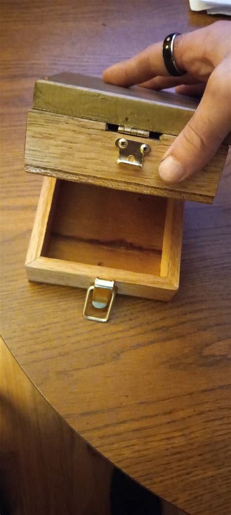 Wooden Stash Box Withwithout Hidden Compartment Etsy