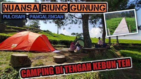 Spot Camping Di Tengah Kebun Teh L Nuansa Riung Gunung Pangalengan I Bandung Selatan Youtube