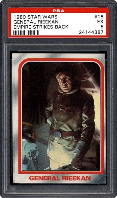 1980 Topps Empire Strikes Back General Rieekan Psa Cardfacts®