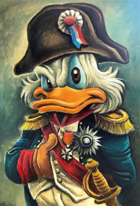 Crooge Mcduck As Napoleon Giclée Signed By Joan Catawiki