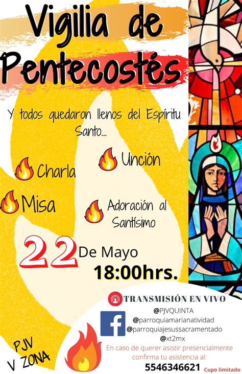 Vigilia De Pentecostés Pastoral Juvenil Vocacional Apm
