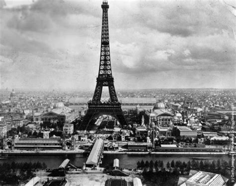 The Eiffel Tower Built By Alexandre Gustave Eiffel For The Exposition