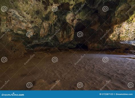 Beautiful View Of Quadirikiri Cave Arikok National Park Stock Image