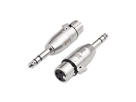 2pack 635mm 14 Inch Trs To Xlr Adapter Male To Female