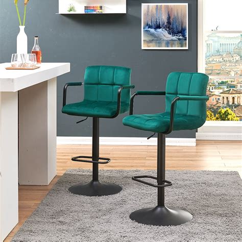 Duhome Elegant Lifestyle Bar Stool With Adjustable Height And 360 Degree