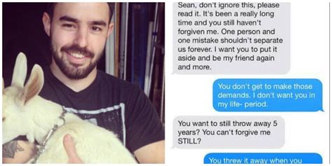 man shuts down cheating ex with one word text message funny texts jokes cheating text