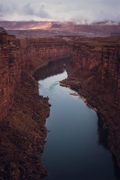 Marble Canyon In Arizona Reddish Landscape Of The Grand Canyon Of